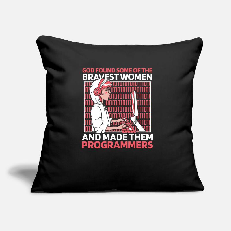 Developer Coder Programmer God Sofa pillow with filling 45cm x 45cm