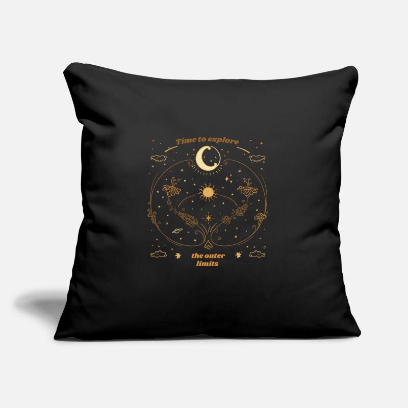 Time To Explore The Outer Limits Astronomy Sofakissen mit Füllung 45 x 45 cm