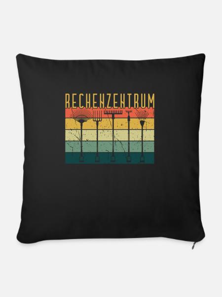 Rechenzentrum Gärtner Baumschule Garten Hobby - Sofakissen mit Füllung 45 x 45 cm - Schwarz
