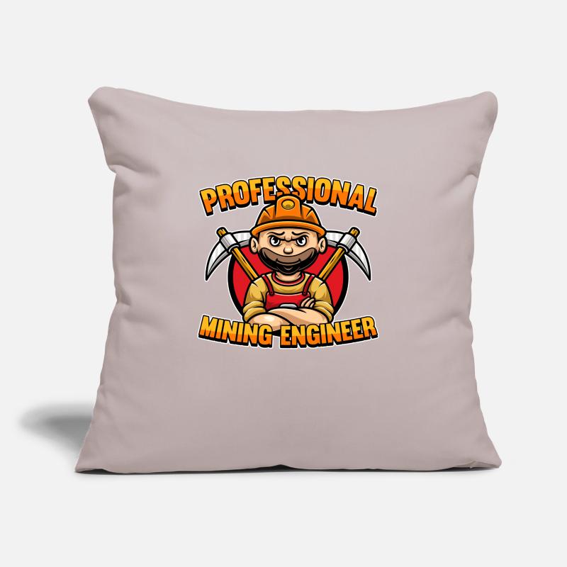 Engineer Specialist Mining Engineer Sofa pillow with filling 45cm x 45cm