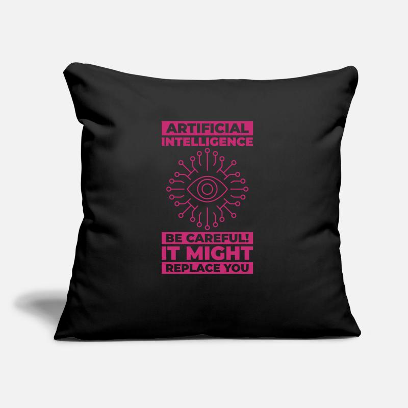 IA Machine Learning Computer Geek Technology Coussin et housse de 45 x 45 cm