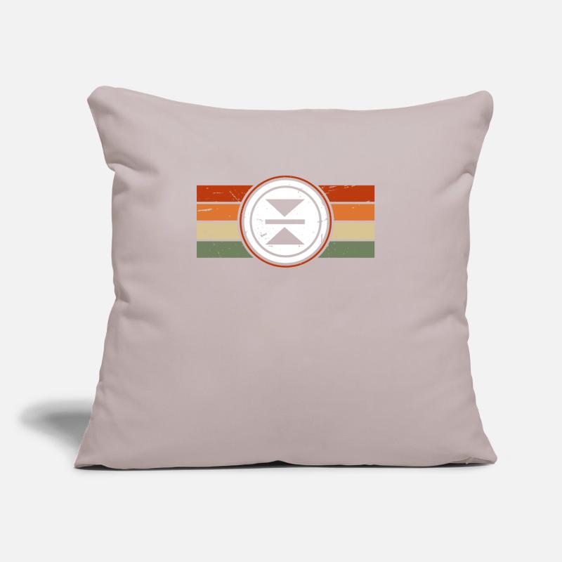 Vintage Retro Elevator Button Button Coussin et housse de 45 x 45 cm