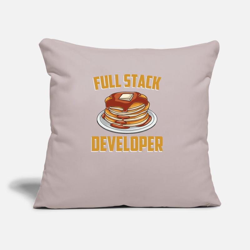 Full Stack Developer - Coder Science Programmer Sofa pillow with filling 45cm x 45cm