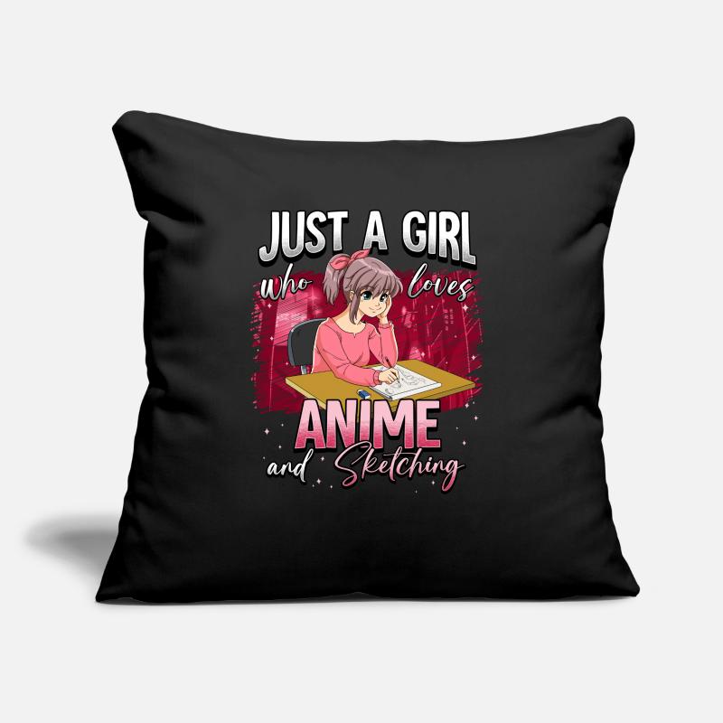 Anime Otaku Weeb Sofa pillow with filling 45cm x 45cm