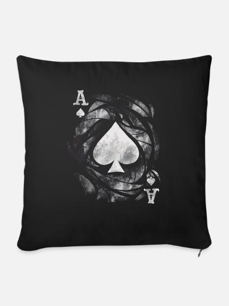 AS NEUTRAL - Sofakissen mit Füllung 45 x 45 cm - Schwarz