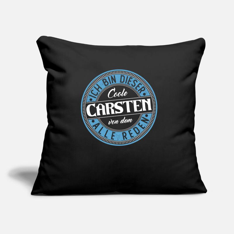 Carsten Geschenkidee Geschenk Geburtstag Sofakissen mit Füllung 45 x 45 cm