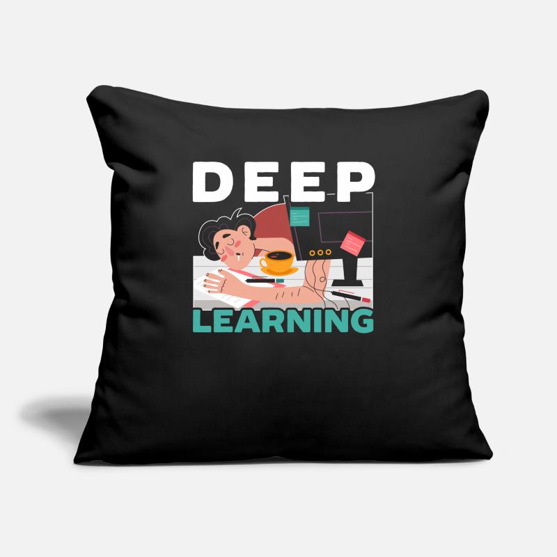 Deep Learning KI Künstliche Intelligenz Robotik Sofakissen mit Füllung 45 x 45 cm