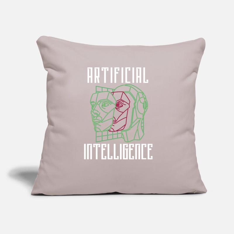 Deep Learning AI Artificial Intelligence Robotics Sofa pillow with filling 45cm x 45cm
