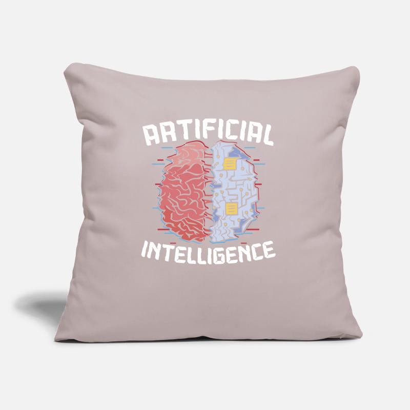 Deep Learning AI Artificial Intelligence Robotics Sofa pillow with filling 45cm x 45cm