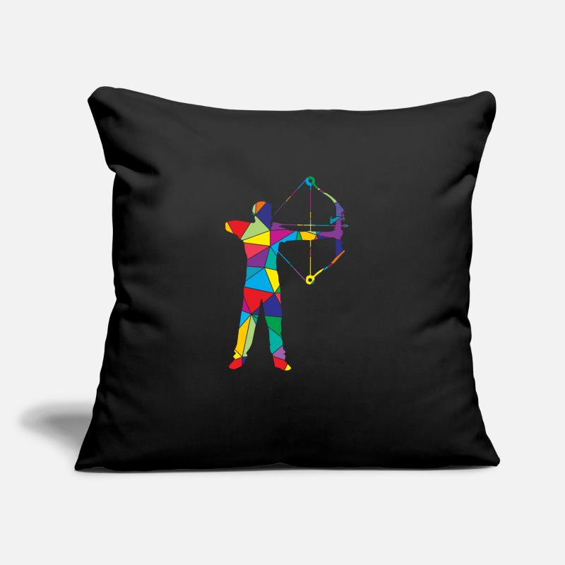 Low Poly Bowhunter Poly Bowhunting Sofa pillow with filling 45cm x 45cm