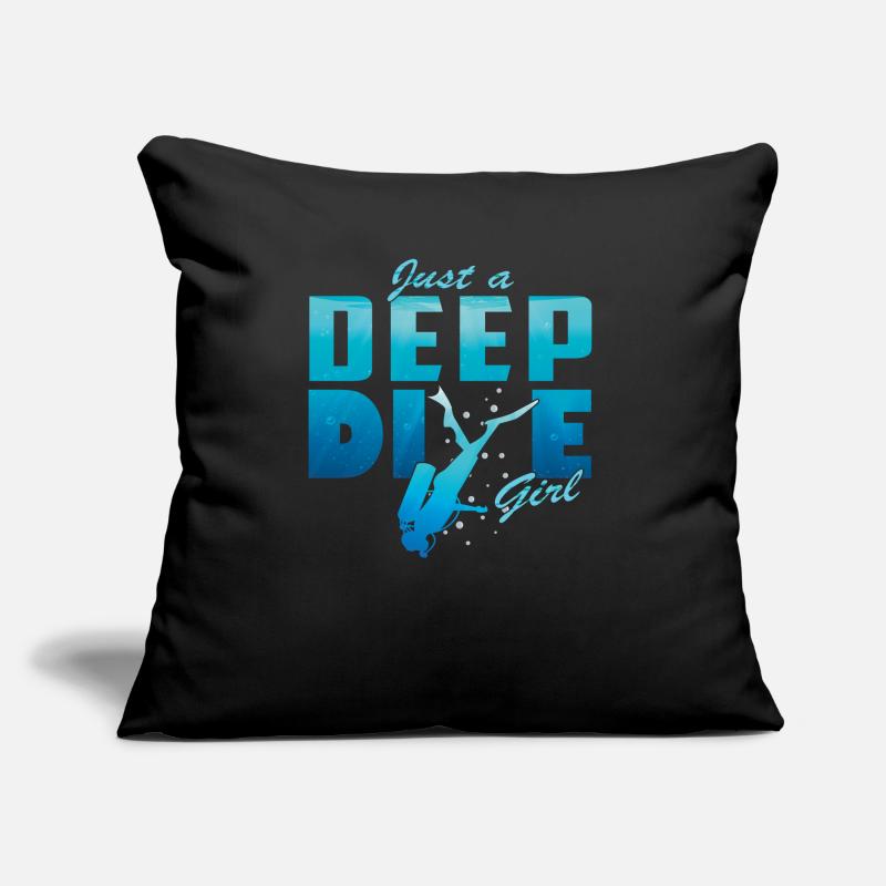 Deep Diving Freedive DeepDive Sofa pillow with filling 45cm x 45cm