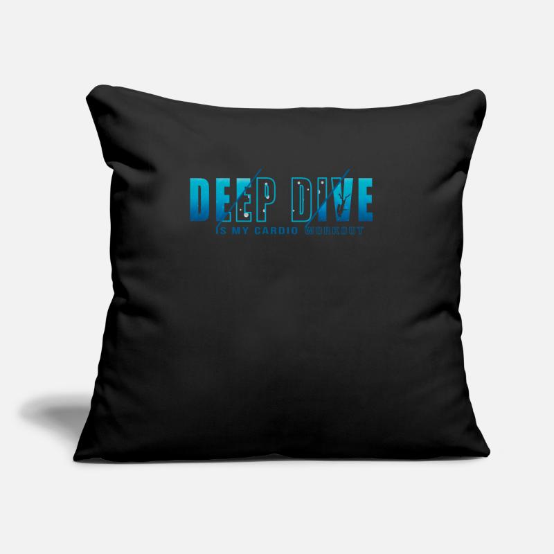 Deep Diving Freedive DeepDive Sofa pillow with filling 45cm x 45cm
