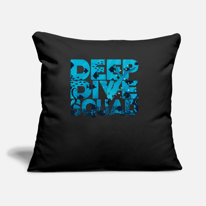 Deep Diving Freedive DeepDive Sofa pillow with filling 45cm x 45cm