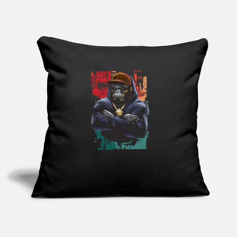 Singe Faites une déclaration avec notre Coussin et housse de 45 x 45 cm