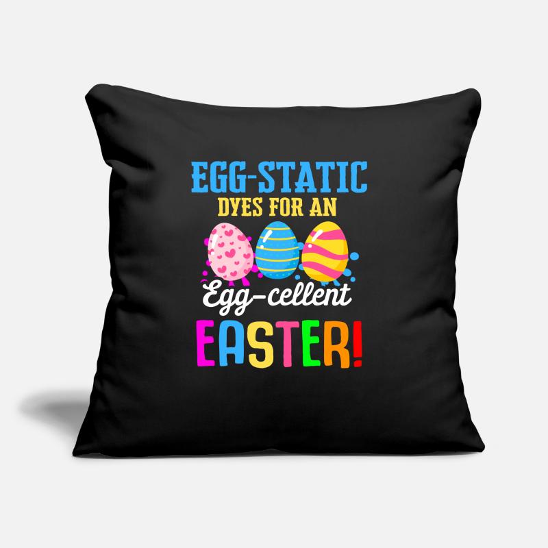 Easter Colorful Egg Dye Rabbit Egg Hunt Sofa pillow with filling 45cm x 45cm