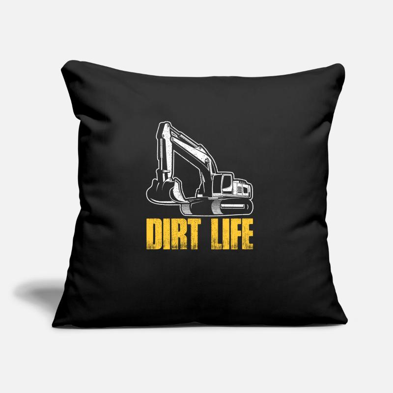 Construction machinery operator Excavator driver Excavator driver Construction workers Sofa pillow with filling 45cm x 45cm