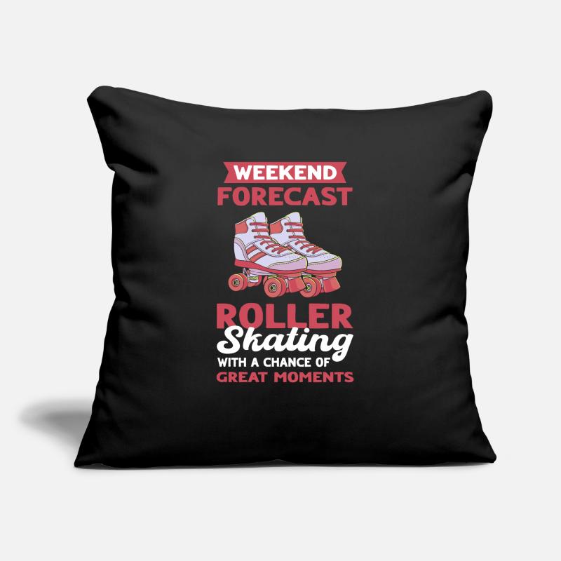 Roller Skating Roller Derby Roller Skating Roller Roller Coussin et housse de 45 x 45 cm
