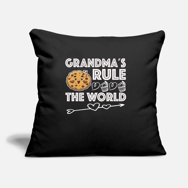 Oma Omi Großmutter Geschenkidee Sofakissen mit Füllung 45 x 45 cm