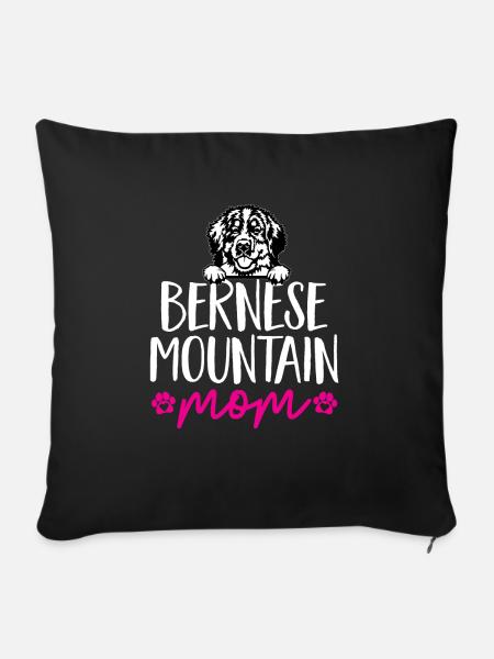 Berner Sennenhund - Sofakissen mit Füllung 45 x 45 cm - Schwarz