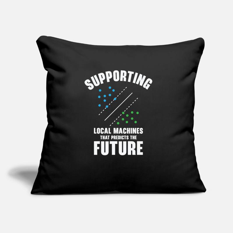 Support Vector Machines Programmer Artificial Sofa pillow with filling 45cm x 45cm