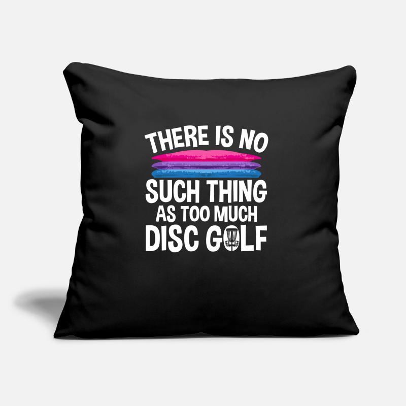 Discgolf Disc Golf Frisbee Sofa pillow with filling 45cm x 45cm