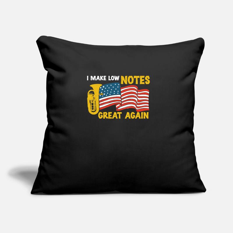 L’euphonium rend les notes graves encore plus drôles Coussin et housse de 45 x 45 cm