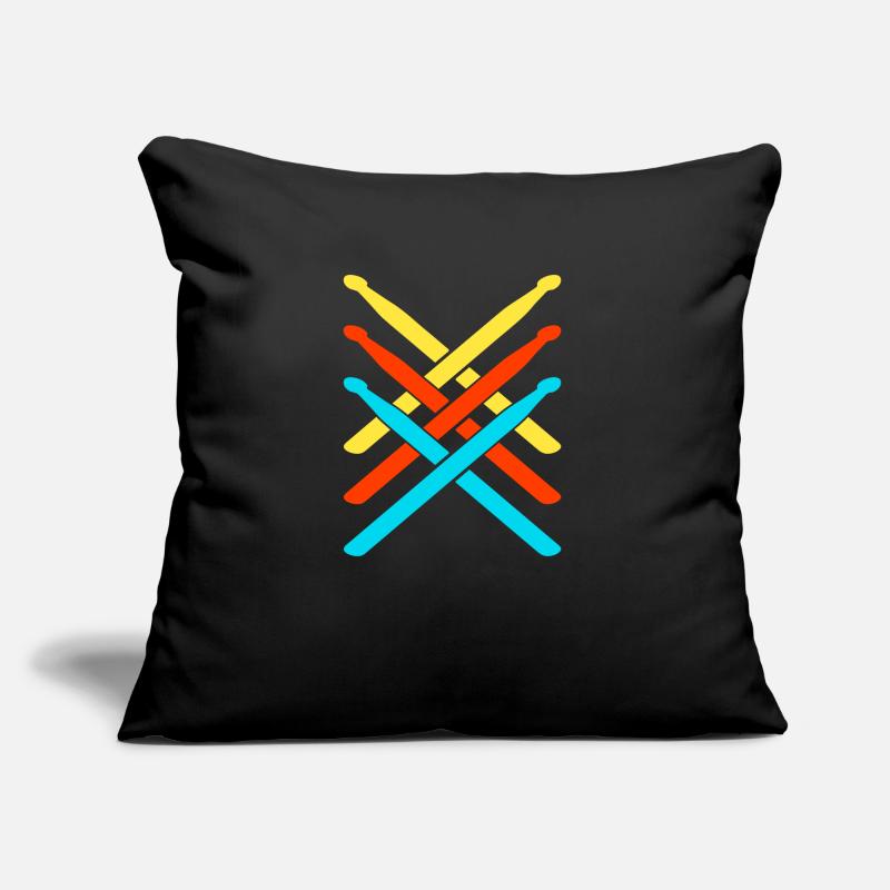Drum Set Drummer Funny Drumming Drums Drumset Sofa pillow with filling 45cm x 45cm