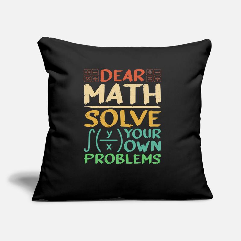 Chère Math, résolvez vos propres problèmes 3 Coussin et housse de 45 x 45 cm