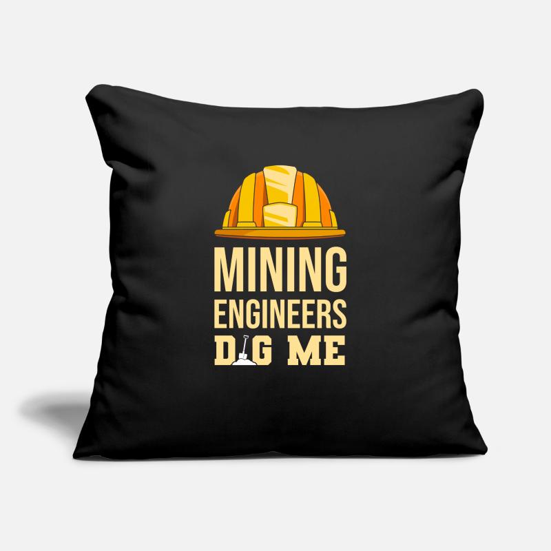 Engineer Mining Engineer Sofa pillow with filling 45cm x 45cm