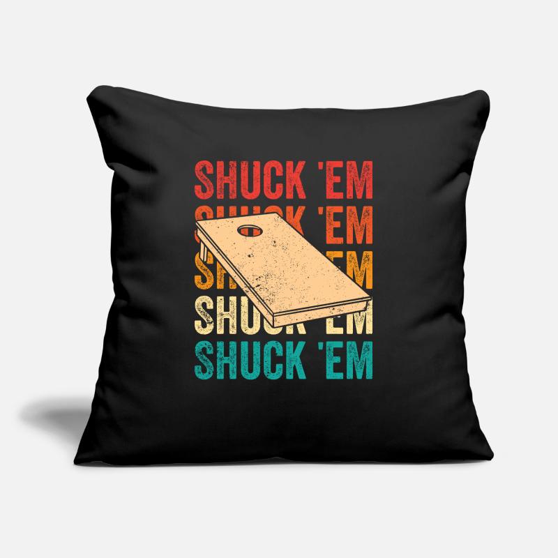 Funny Cornhole Corn Hole Retro Sofa pillow with filling 45cm x 45cm