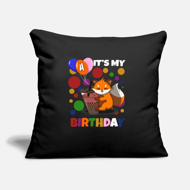 4e anniversaire Fox Coussin et housse de 45 x 45 cm