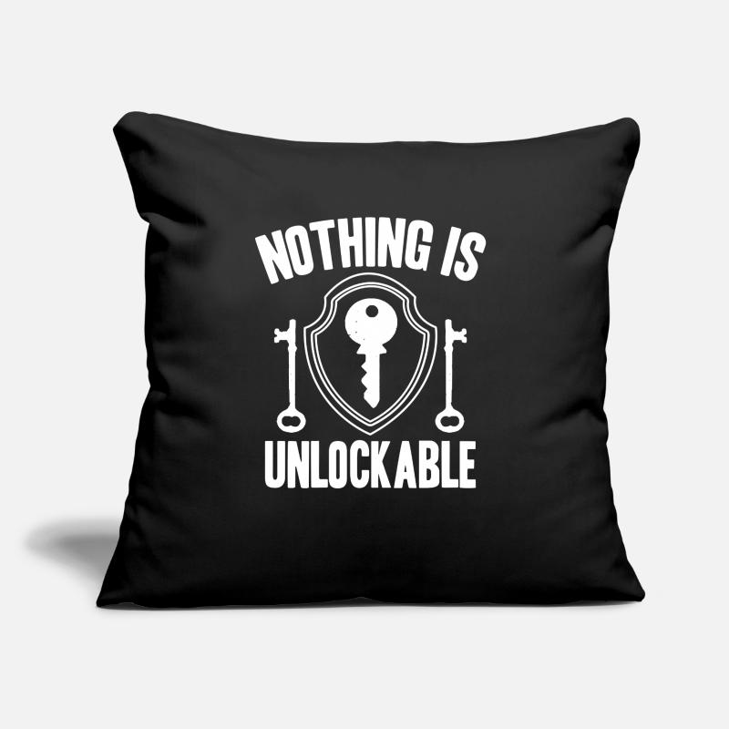 Locksmith Nothing is unlockable Pick Tools Sofa pillow with filling 45cm x 45cm