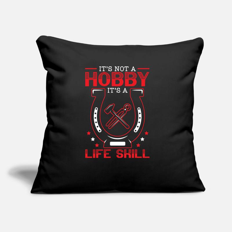 Forgeron Marteau Forgeron Forger Forge Coussin et housse de 45 x 45 cm
