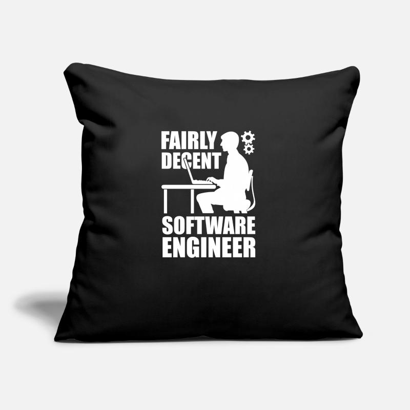 Programmer Computer Admin Coder Software Developer Sofa pillow with filling 45cm x 45cm