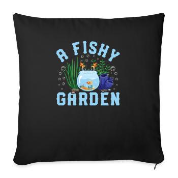 Fishy Garden Aquascaping Aquascaper - Coussin et housse de 45 x 45 cm - noir - Devant