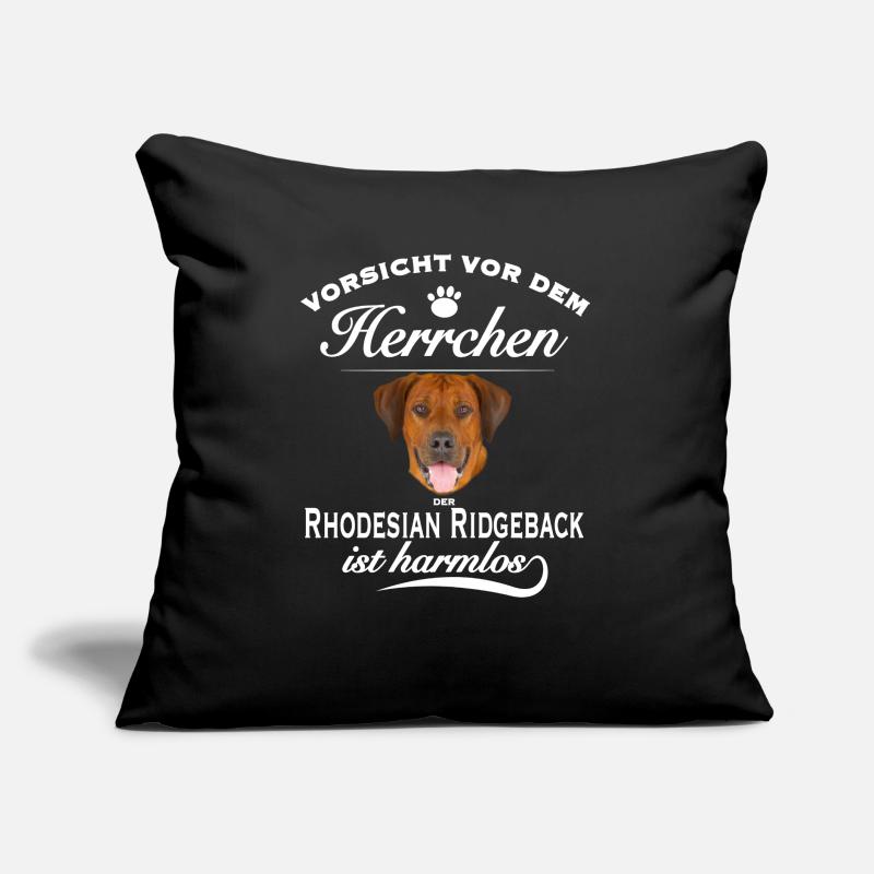 Vorsicht vor Herrchen, harmlos Rhodesian Ridgeback Sofakissen mit Füllung 45 x 45 cm