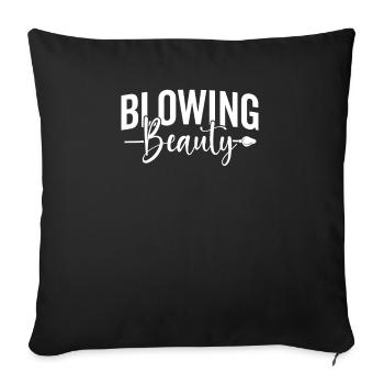 souffleur de beauté souffleur de verre outils de souffleur de verre pour - Coussin et housse de 45 x 45 cm - noir - Devant