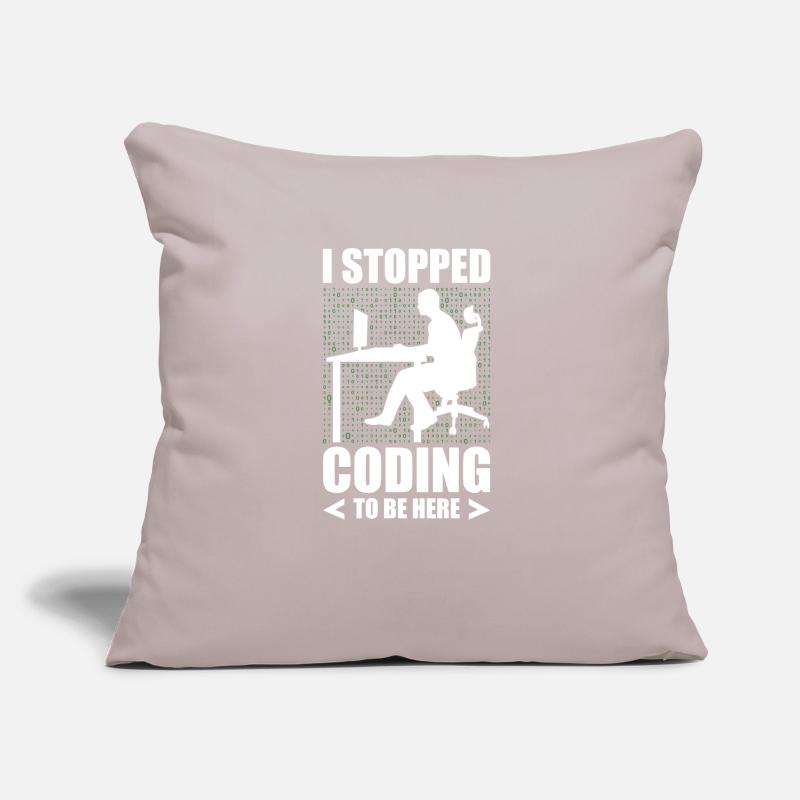 Programmierer Entwickler IT Admin Programmierer Codierung Sofakissen mit Füllung 45 x 45 cm