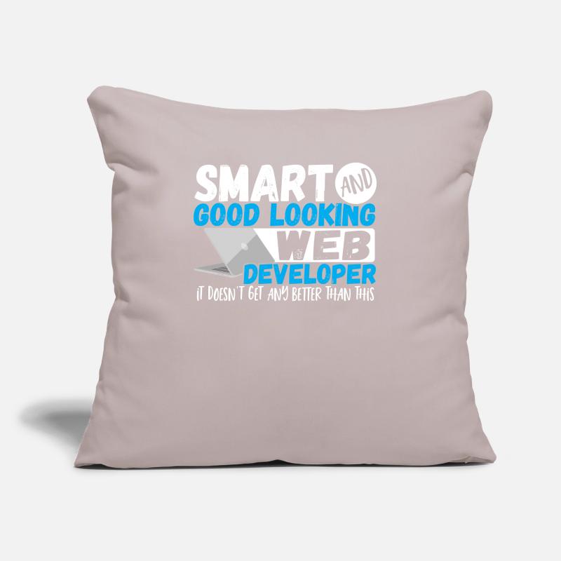 Programmer Smart And Good Looking Web Developer Sofa pillow with filling 45cm x 45cm