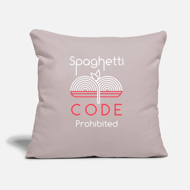Computer programming Sofa pillow with filling 45cm x 45cm