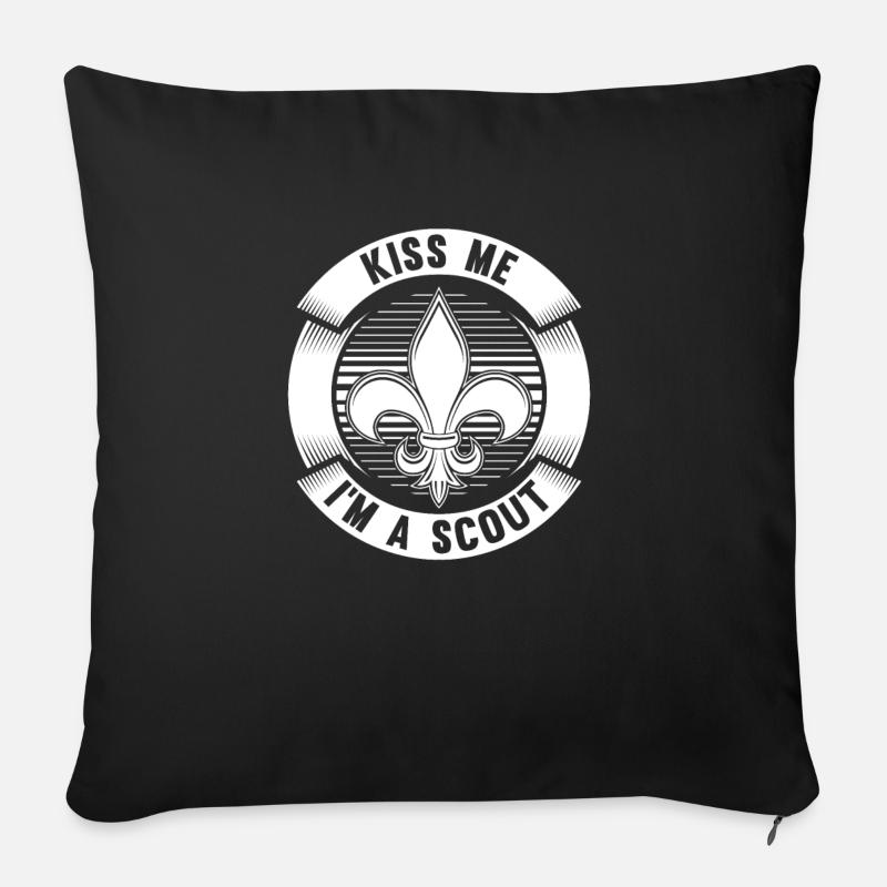 Scout - Sofa pillow with filling 45cm x 45cm - black