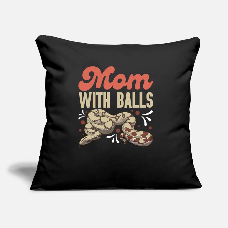 Serpent python boule Coussin et housse de 45 x 45 cm