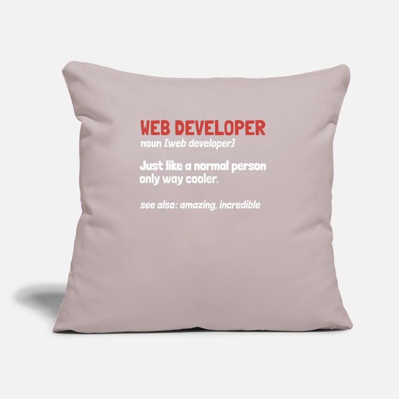 Web Developer Web Developer Definition Sofa pillow with filling 45cm x 45cm
