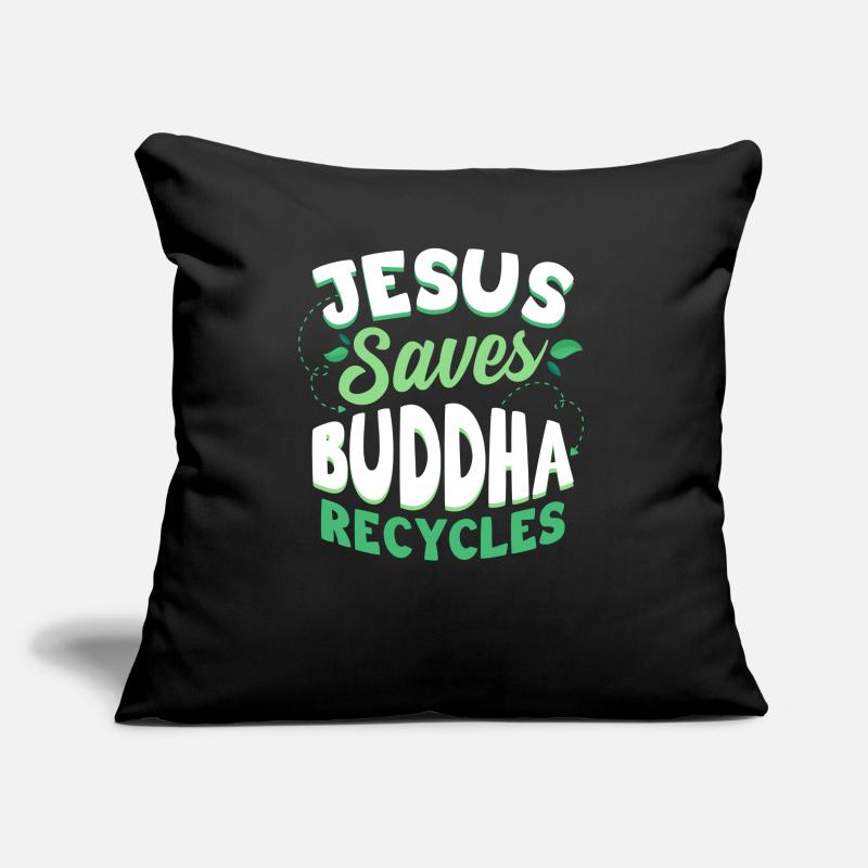Buddhism Buddhist Sofa pillow with filling 45cm x 45cm