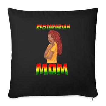 Rastafarian Rasta - Sofa pillow with filling 45cm x 45cm - black - Front