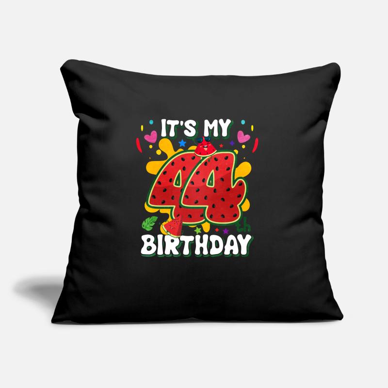 44e anniversaire Pastèque Coussin et housse de 45 x 45 cm