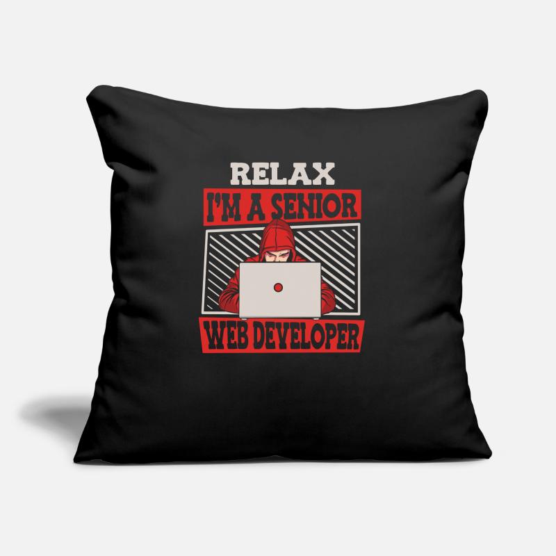 Web Developer Web Developer Senior Sofa pillow with filling 45cm x 45cm