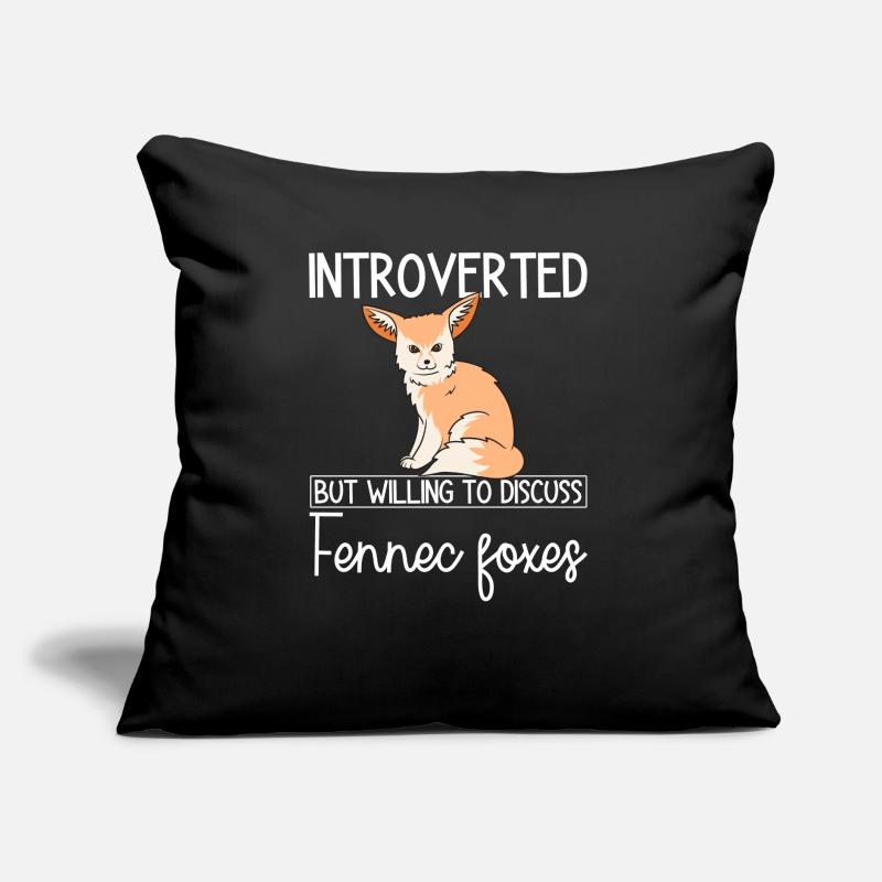 Fennek Fox Fennec Fox Desert Fox Sofa pillow with filling 45cm x 45cm
