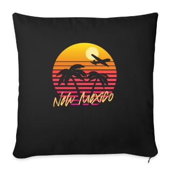 New Mexico - Sofa pillow with filling 45cm x 45cm - black - Front