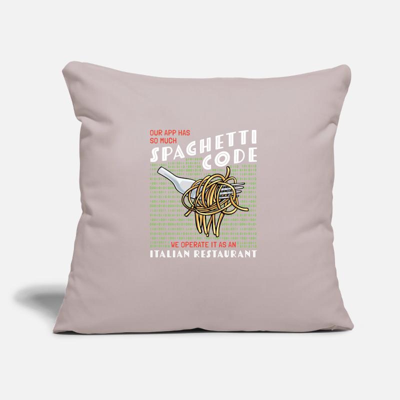 Computer programming Sofa pillow with filling 45cm x 45cm